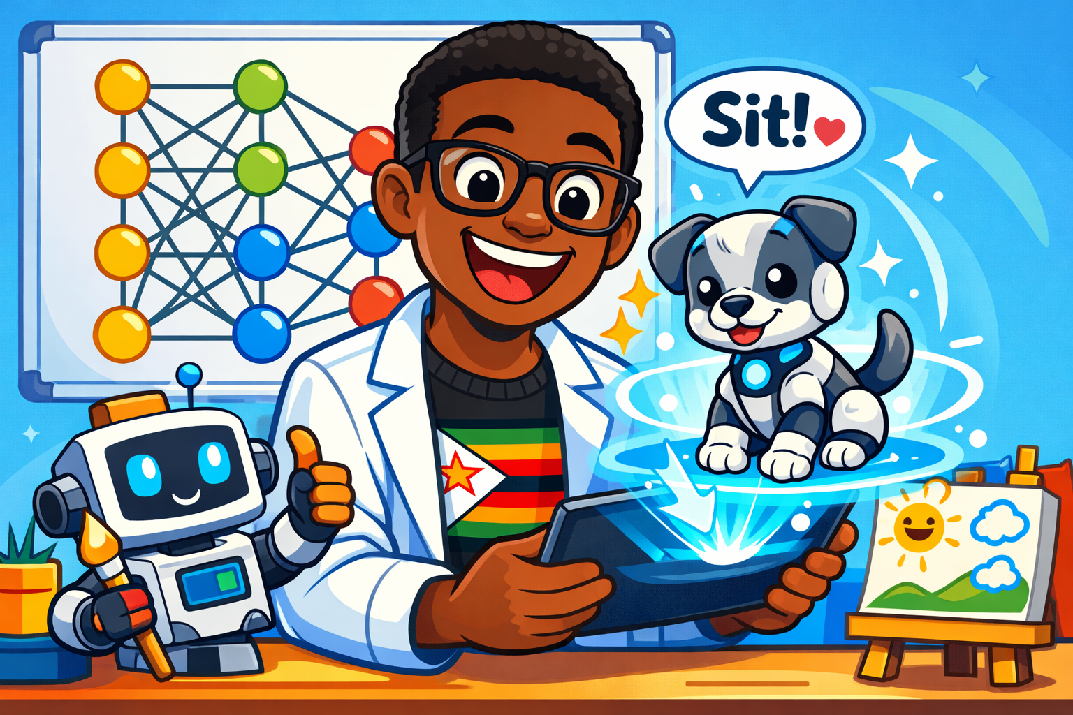 an inspiring image of being a researcher